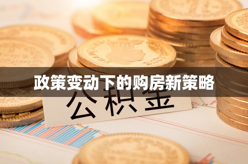 洪江政策变动下的购房新策略